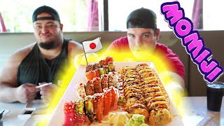 DESTROYING MOMIJI'S SUSHI ALL YOU CAN EAT!!! |Salem, OR|