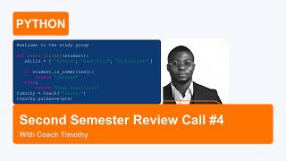 PSG: Review Call #4 & Second Semester Onboarding