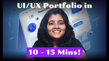 Design a UI/UX Portfolio in 10 Minutes — No Coding!
