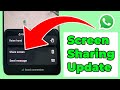 WhatsApp Screen Sharing Update | WhatsApp Video Call Screen Casting Feature 2025