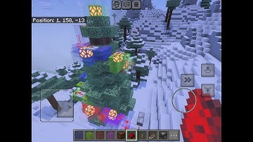 Redstone Christmas Tree Lights - Minecraft Pocket Edition 1.21
