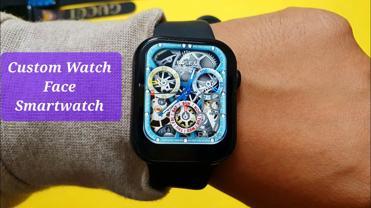 Custom Watch Faces for Smartwatch Gucci ,Rolex & more!