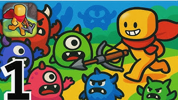 Xp Hero - Gameplay Walkthrough Part 1- Tutorial and Hunting Monstres (iOS, Android)