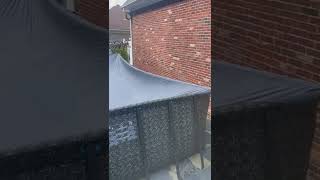 Summer wave pool cover