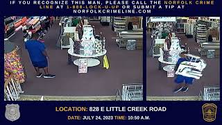 Norfolk Police need help identifying shoplifter