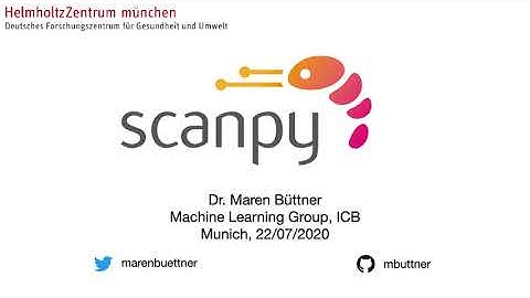 1st scanpy session - overview and experimental considerations