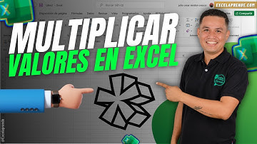 🏅 como multiplicar en Excel para una celda o un rango TUTORIAL 2022
