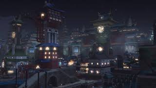 FFXIV: Kugane at Night - Crimson Sunset