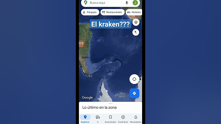 cómo encontrar al kraken en Google maps