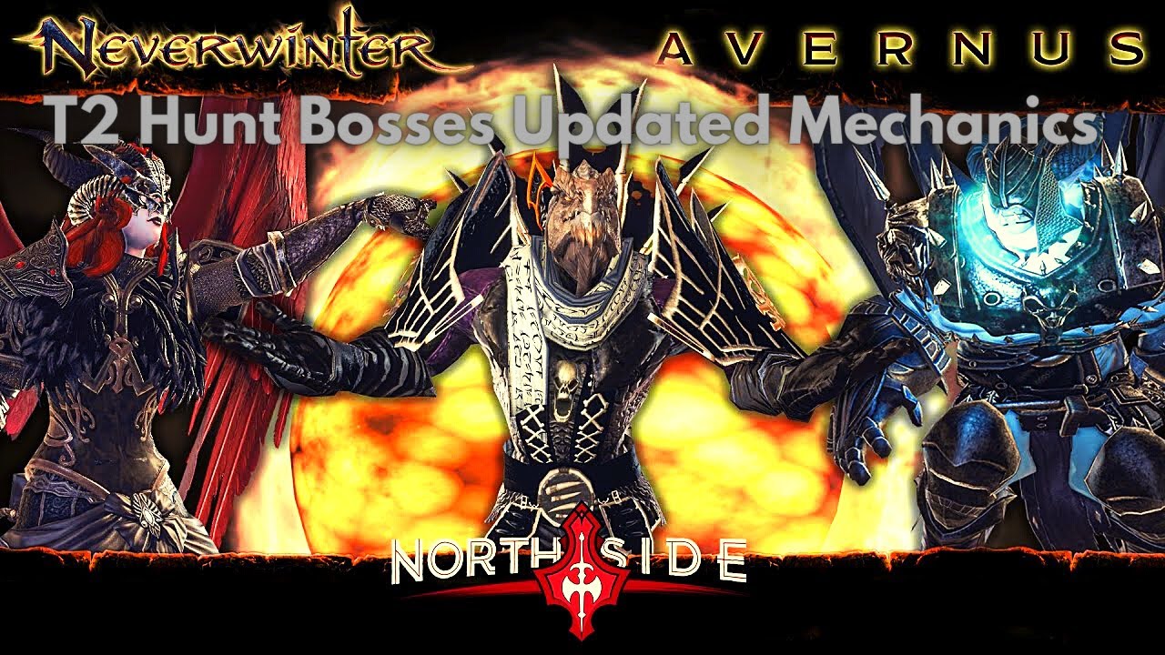 Neverwinter Mod 19 T2 Hunt Mechanics Bosses Updated ALL Fights