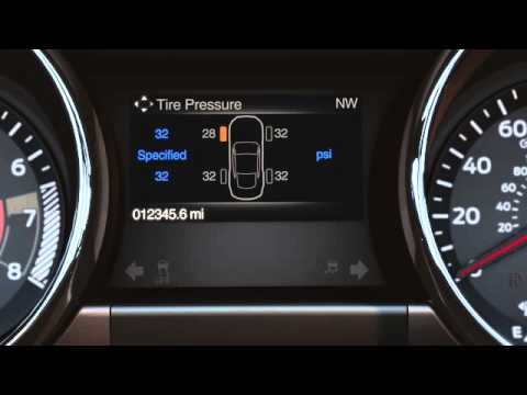 Tire Pressure Monitoring System with Individual Tire Pressure Display TPMS