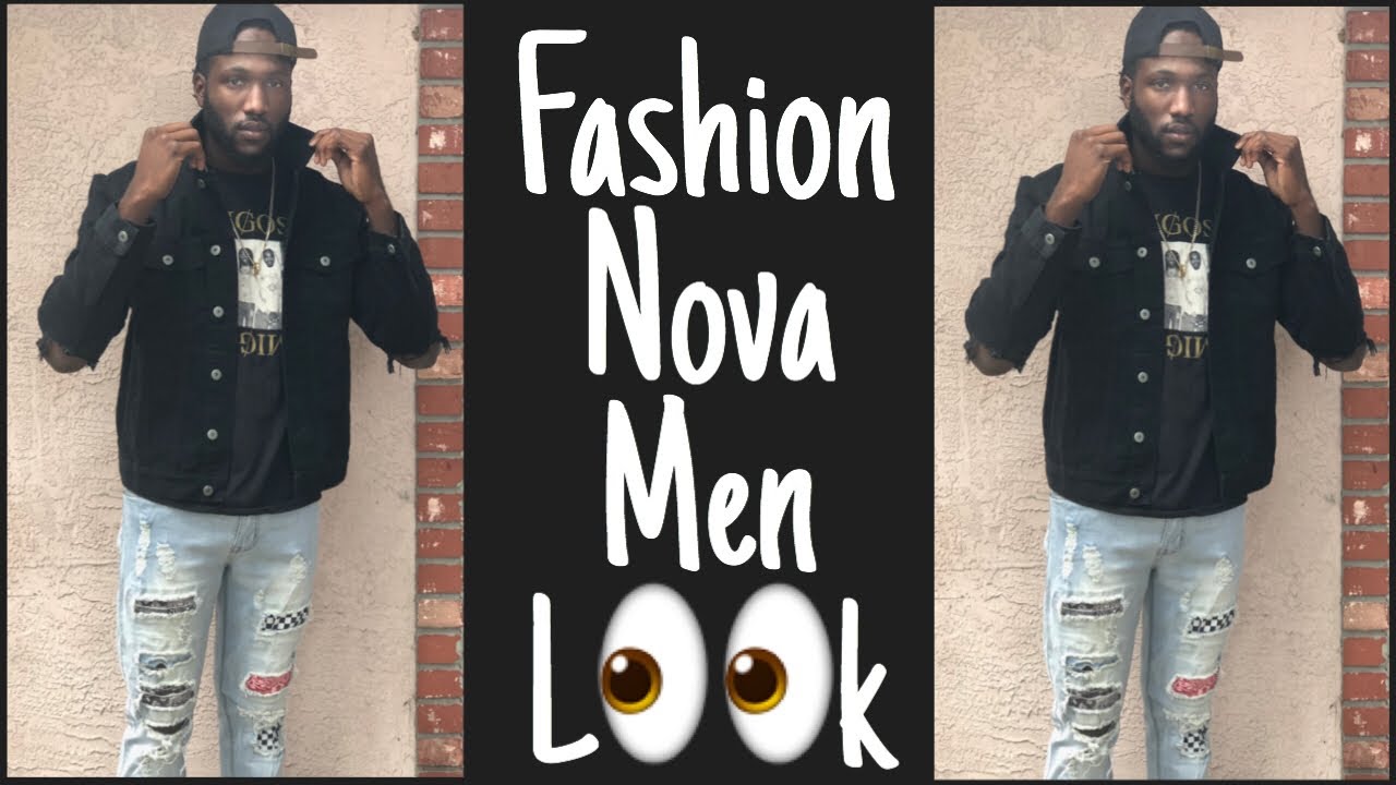 Fashion Nova Men Try On! Denim Jacket & Skinny Jeans. - YouTube