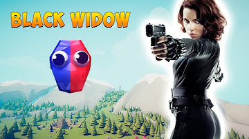 BLACK WIDOW vs ARMY UNIT ► Totally Accurate Battle Simulator (TABS MODS)