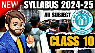 Class 10th New Syllabus 2024-25 🔥 CBSE Latest Update‼️