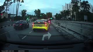 SHC7379B making an illegal u-turn