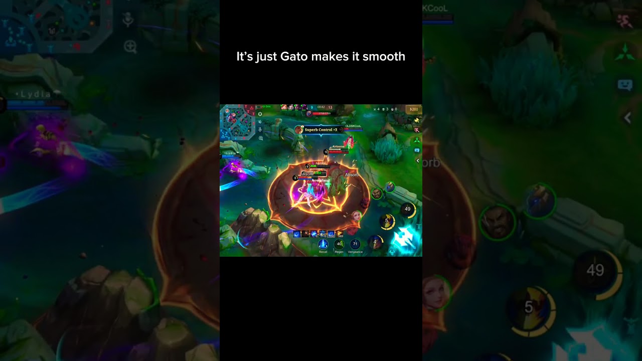 Gato super control over enemy 