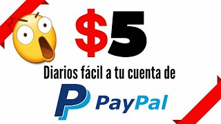 🔥Nuevo Método 5$ Dólares a PayPal y Tarjetas de Play Store 2020