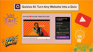 Generate a Quiz from Any Video or Website With AI #ai #quizizz #artificialintelligence