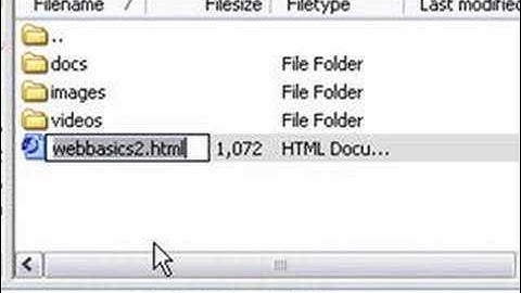 Web Basics Part 4: Uploading to a Server