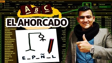 🕹😵Como Hacer el juego de AHORCADO o HANGMAN en excel PASO a PASO 👉 PARTE 1