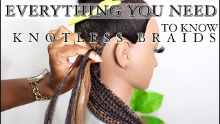 Knotless Instructional Video:. EVERYTHING You NEED to KNOW To Learn How To Do KNOTLESS BOX BRAIDS