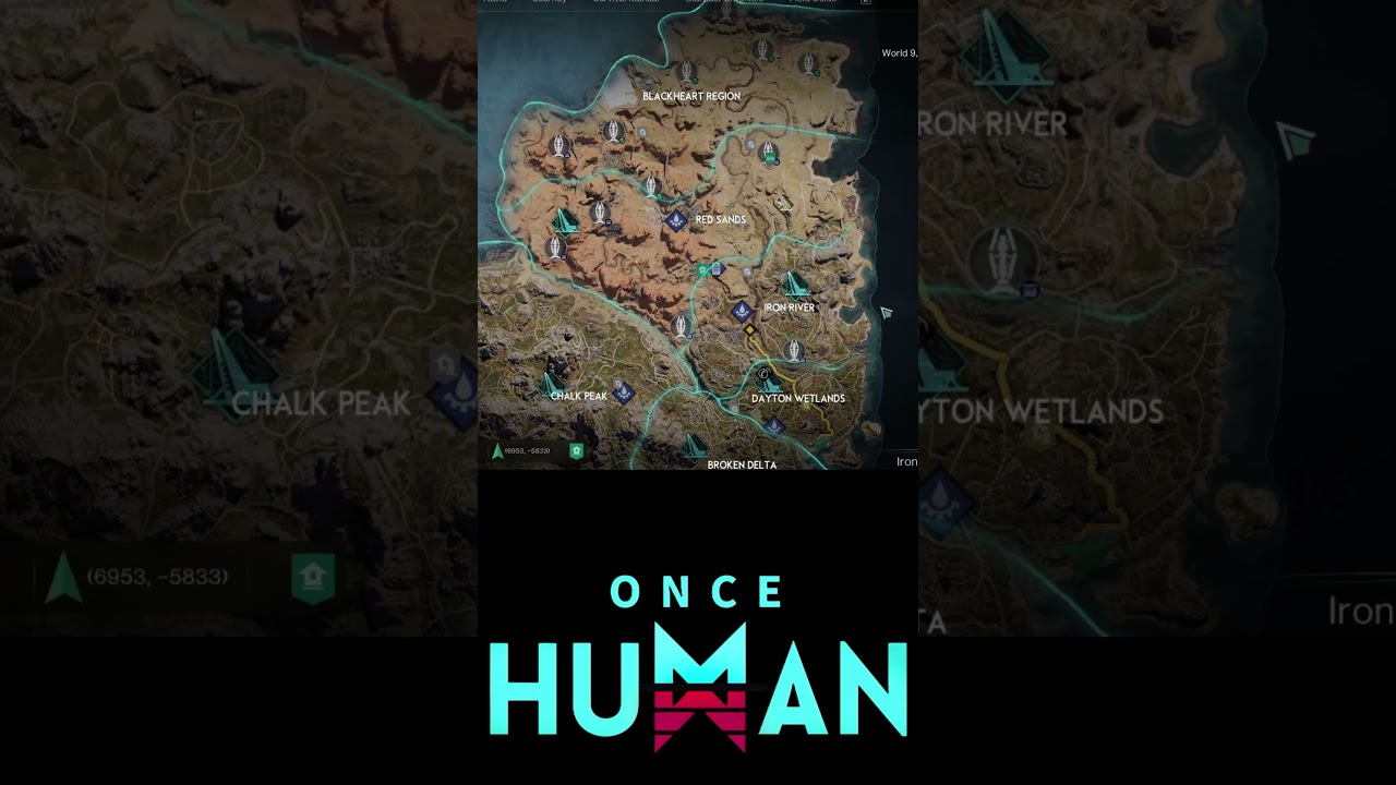 Recomended Teritory Location in Manibus Server Once Human