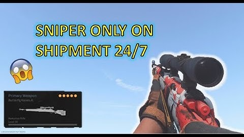 I Tried Sniper Only On Shipment 24/7 For A Day (These Were My Best Clips)