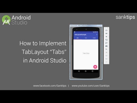 How to Implement TabLayout in Android Studio | Sanktips