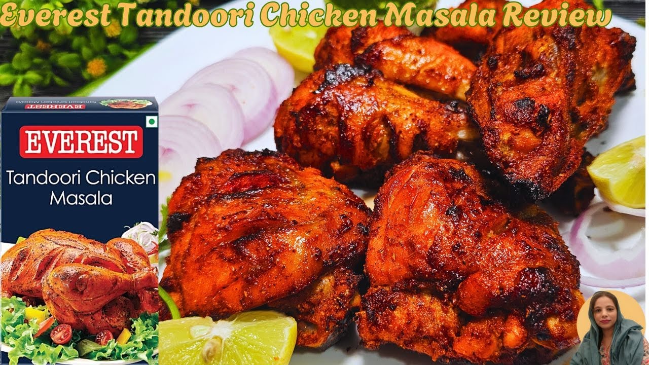 Everest Tandoori Chicken Masala Review & Recipe | Everest Tandoori ...
