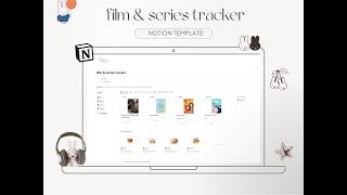 🍿📺 how i track movies & tv shows in notion | film & series tracker tour screenshot 2