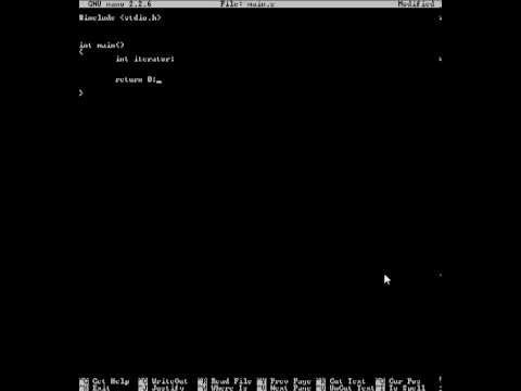 C and Cygwin Tutorial 11:  For Loops