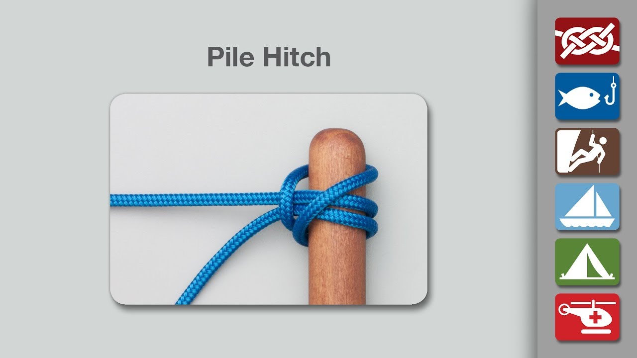 How to Tie the Pile Hitch YouTube