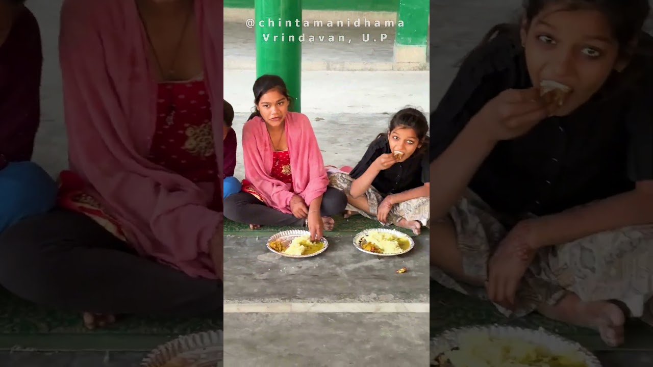 15 - 21 февраля. Видеоотчет о кормлении детей в школе Сандипани Муни