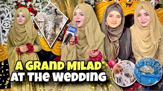 A Grand Mehfil E Milad At The Wedding 🌸❤️ Laiba Fatima With Hooria Faheem ✨🌸 Wedding Sehra. 