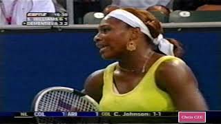 Serena Williams vs. Elena Dementieva 2004 LA SF highlights