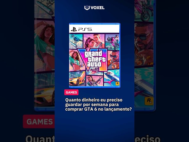Imagem de Quanto dinheiro preciso guardar pra comprar GTA 6 no lançamento? Veja cálculos