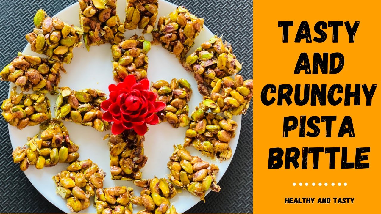How To Make Pistachio Brittle in 10 minutes Chikki Pista Chikki