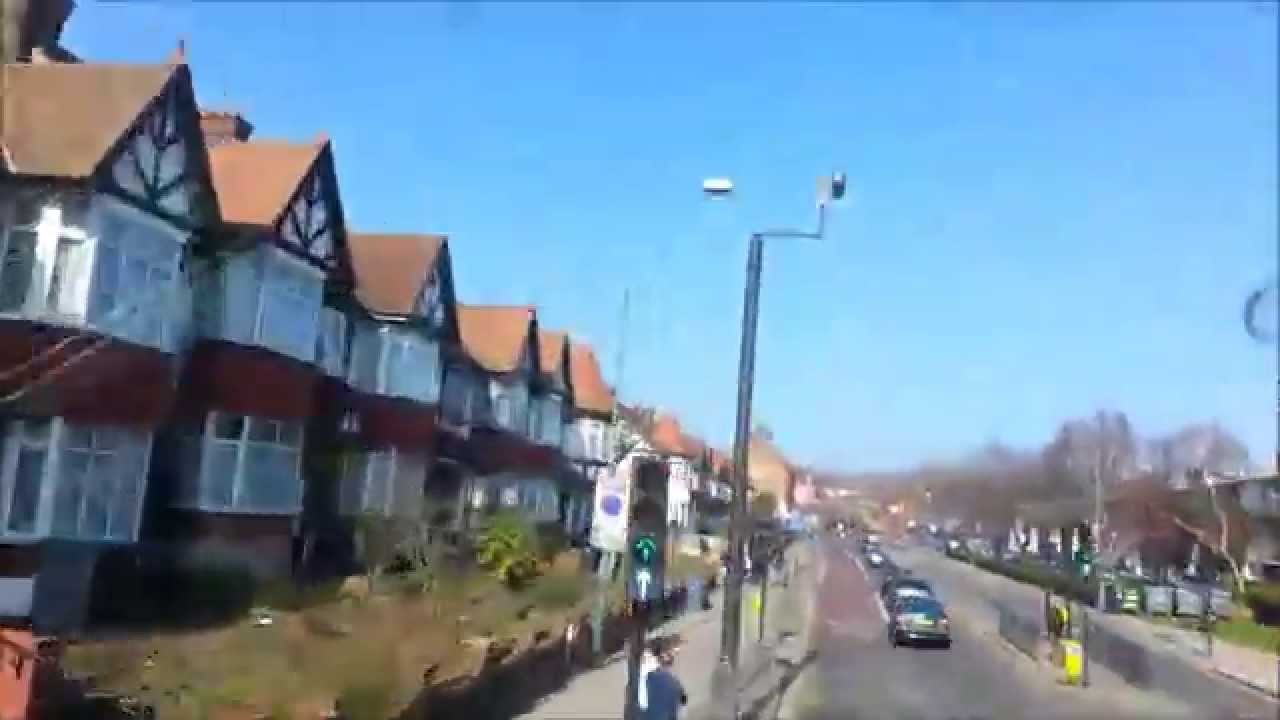 (HD) Bakerloo Line Rail Replacement Service Route Visual - Harrow & Wealdstone to Stonbridge Park