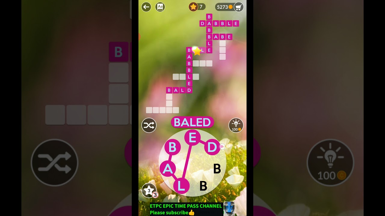 WORDSCAPES LEVEL 10524