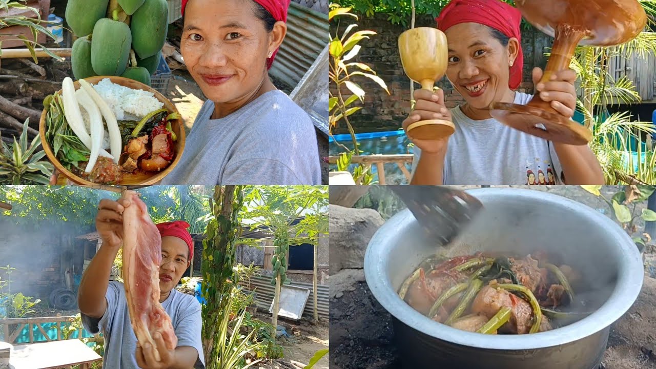 РЕЦЕПТ ЧИСТОЙ СВИНИНЫ В СТИЛЕ НАГА | Моя новая деревянная тарелка и чашка | Руки мастера Тайсма 🤎