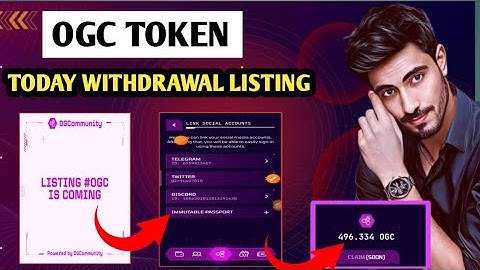 how to claim ogc token OGC Coin Listing Update।OGC Link Immutable PassPort । OGC Coin New Update