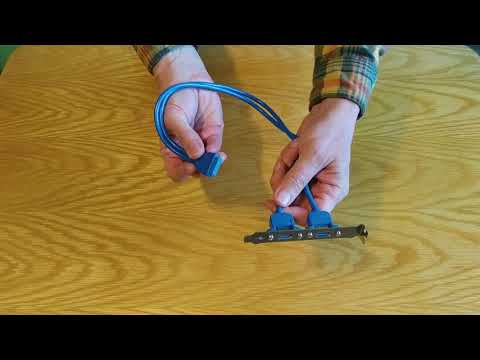 Планка расширения Argus USB 3.0 2 порти на задню панель (88885314)