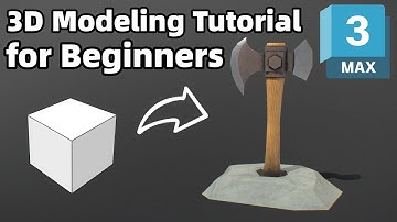 How to Model an Axe in 3ds Max | Beginner 3D Modeling Tutorial from a Cube