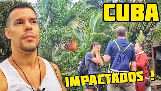 TURISTAS SE SORPRENDEN EN CUBA (Guanaroca, Cienfuegos)