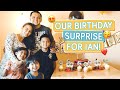 IAN'S 9TH BIRTHDAY PART 1 (BAKING HIS CAKE + SURPRISE!) - Alapag Family Fun