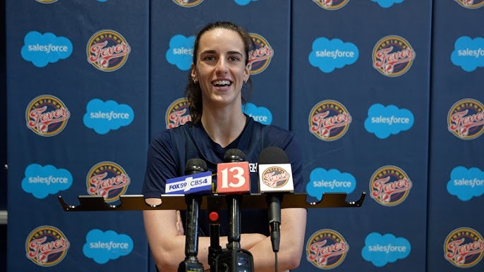 Practice Media Availability: Caitlin Clark & Sophie Cunningham Set to  Return, Discuss Rematch vs. NY - YouTube