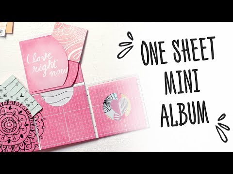 Mini Album Scrapbook — Materiaprima