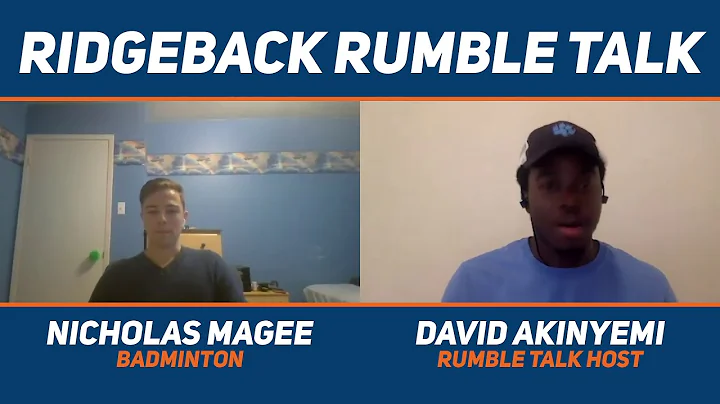 Ridgeback Rumble Talk - Nicholas Magee