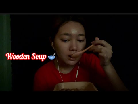 Wooden Soup asmr 🥣