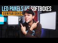 Led panels vs softboxes light modifiers compared does size really matters